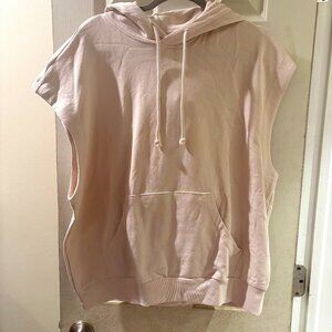 H&M Active wear Sleeveless Muscle sweatshirt with hood/drawstring (Unisex) SZ: L